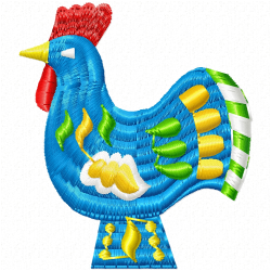 Chickens And Roosters Embroidery Design 7 Chickens And Roosters Embroidery Design 7